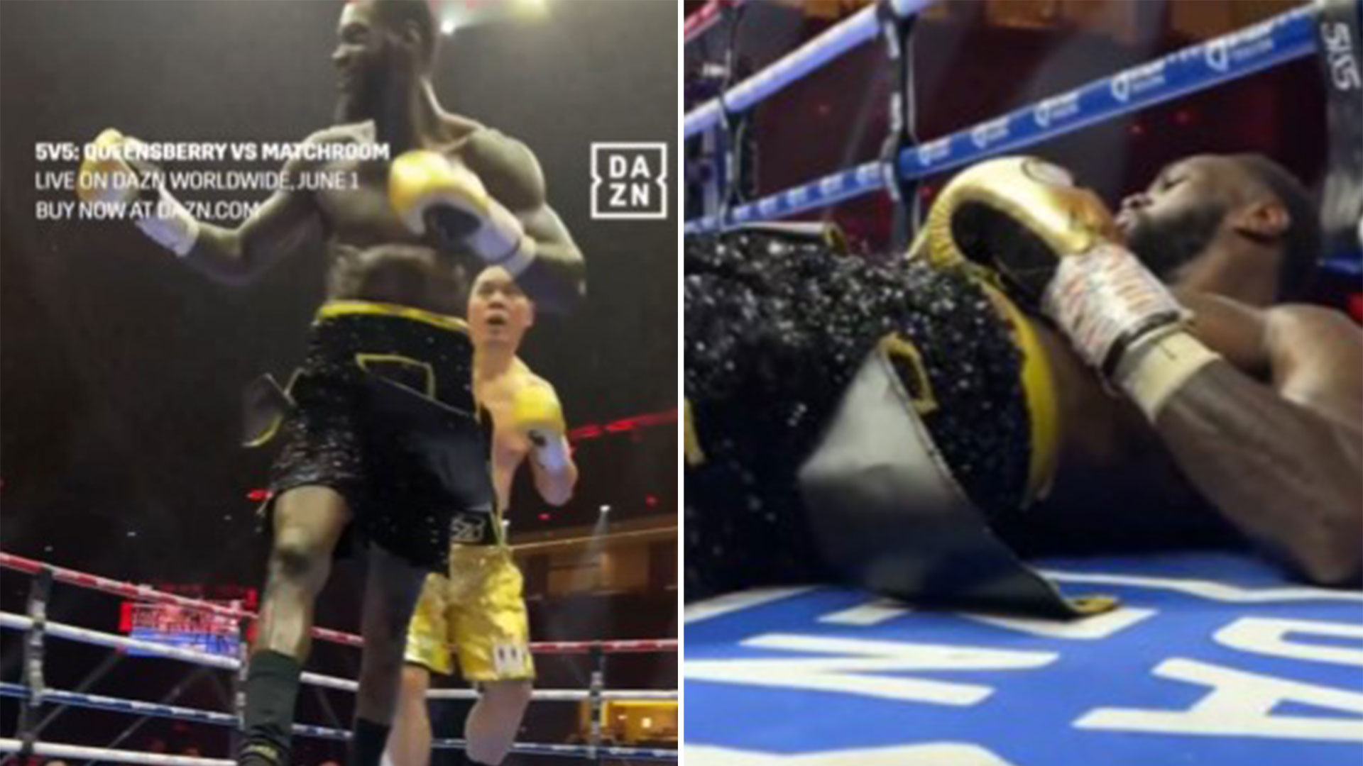 Worrying new footage shows moment Deontay Wilder gets brutally KO