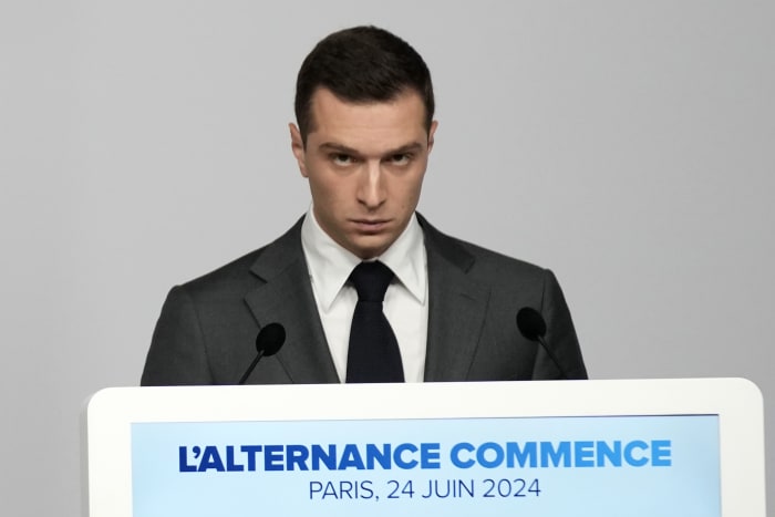 French far-right leader Bardella seeks to reassure voters, EU partners on economic, foreign policies [Video]