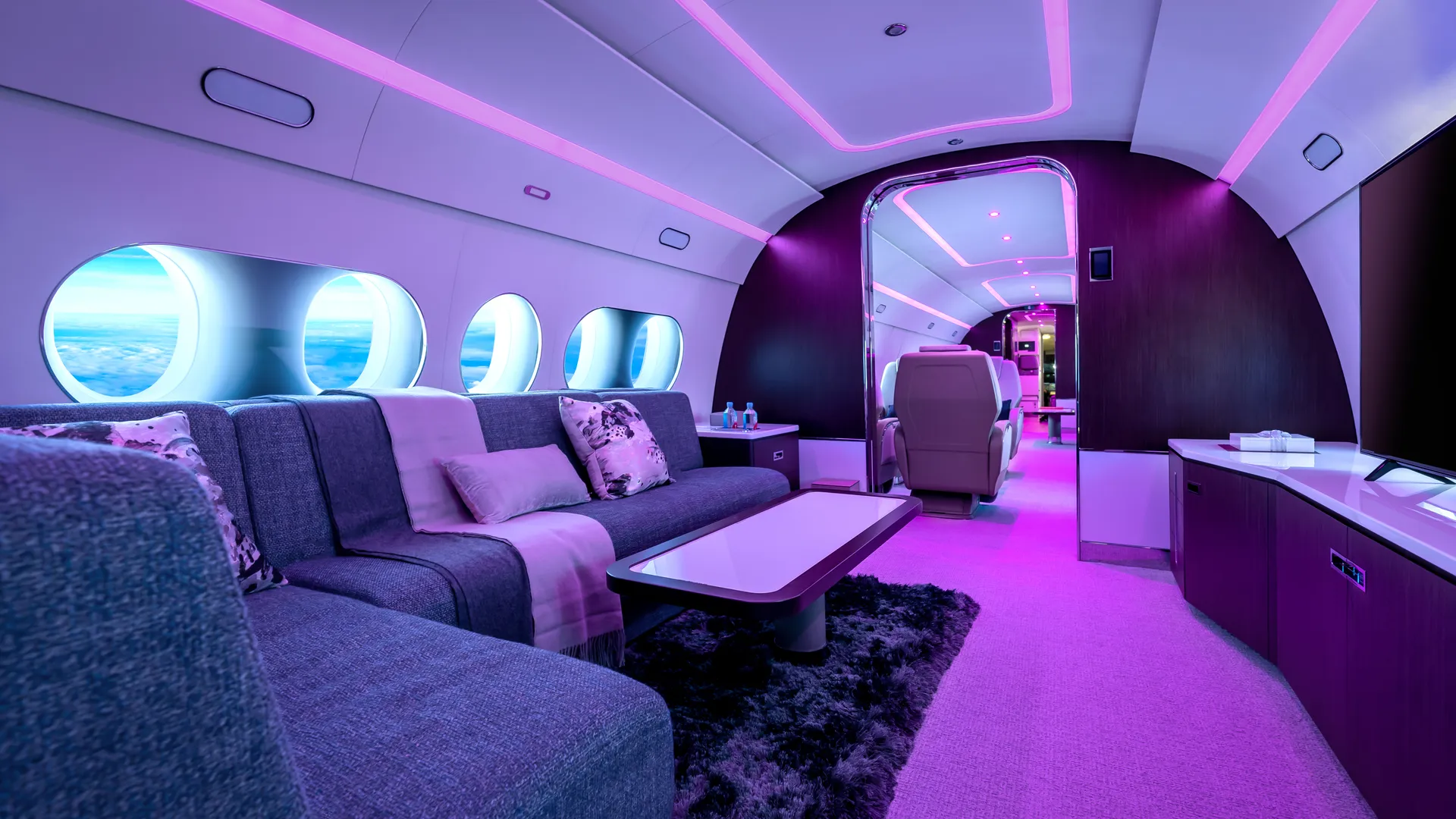 Inside 11k-an-hour Dubai party JET with flying dancefloor, restaurant and plush master bedroom for a disco nap [Video]