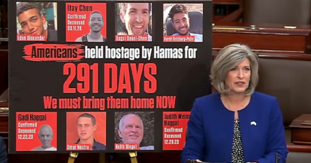 Ernst turns Senate spotlight on U.S. hostages being held by Hamas | Iowa [Video]
