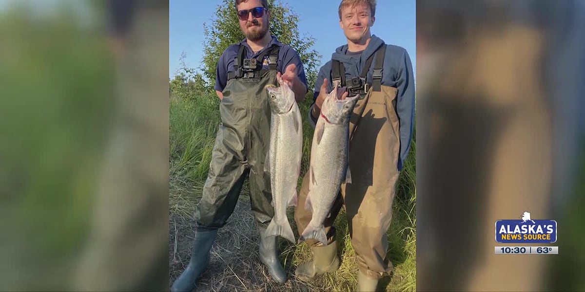 Fishing Report: Sports guys search for Sockeye Salmon on Kenai River [Video]