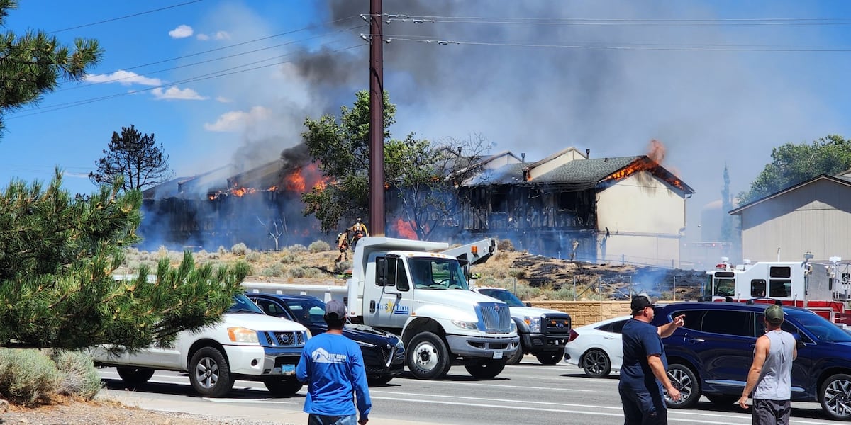 Northwest Reno fire displaces 12, kills two dogs [Video]